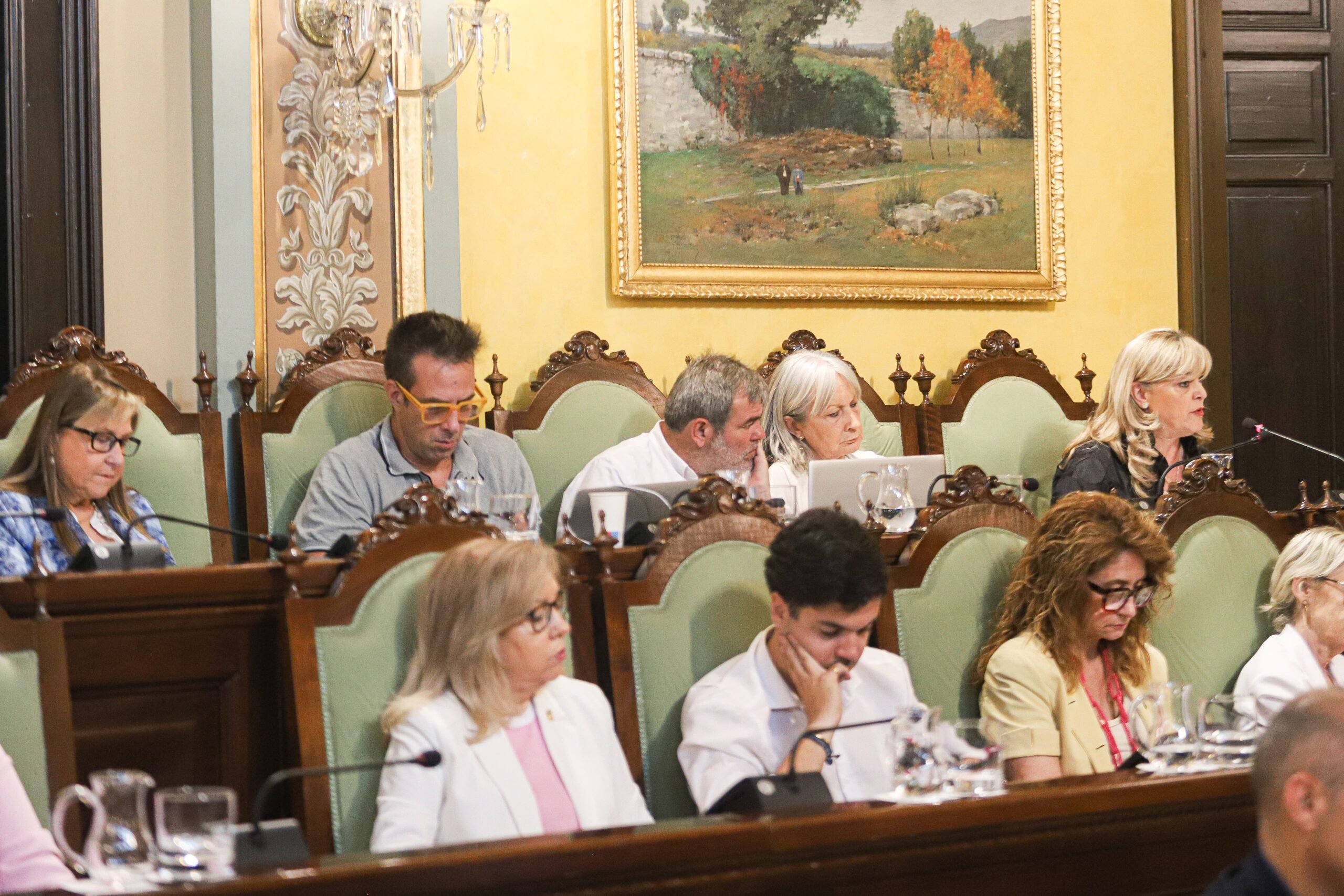Violant Cervera durant el Ple Paeria de l'Estat de la Ciutat (5)