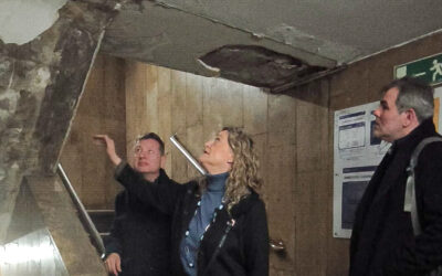 Demanen a la Paeria reparacions urgents a l’aparcament de la plaça Sant Joan